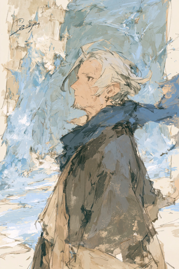 Aldric Crawford raises castles of ice as frost closes over the forest around him.